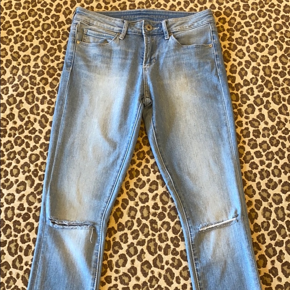 Articles of Society Light Denim Distressed Jeans